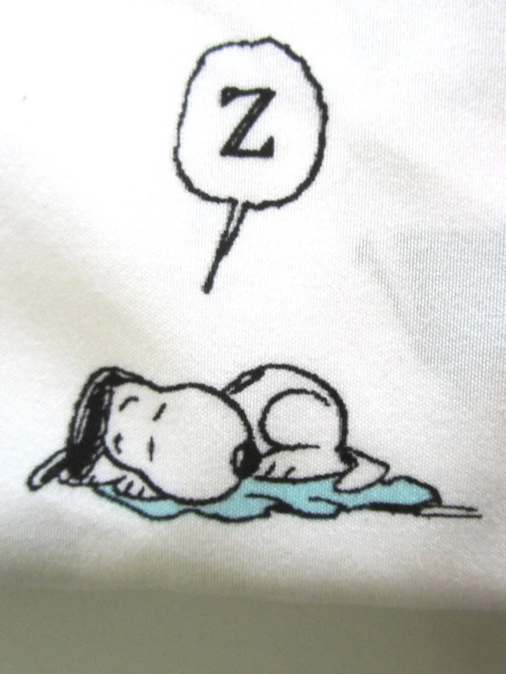 Snoopy Woodstock Peanuts Sleeping Berkshire Twin Sheet Set - Picture 10 of 10